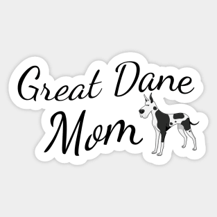 Great Dane Dog Mom Sticker